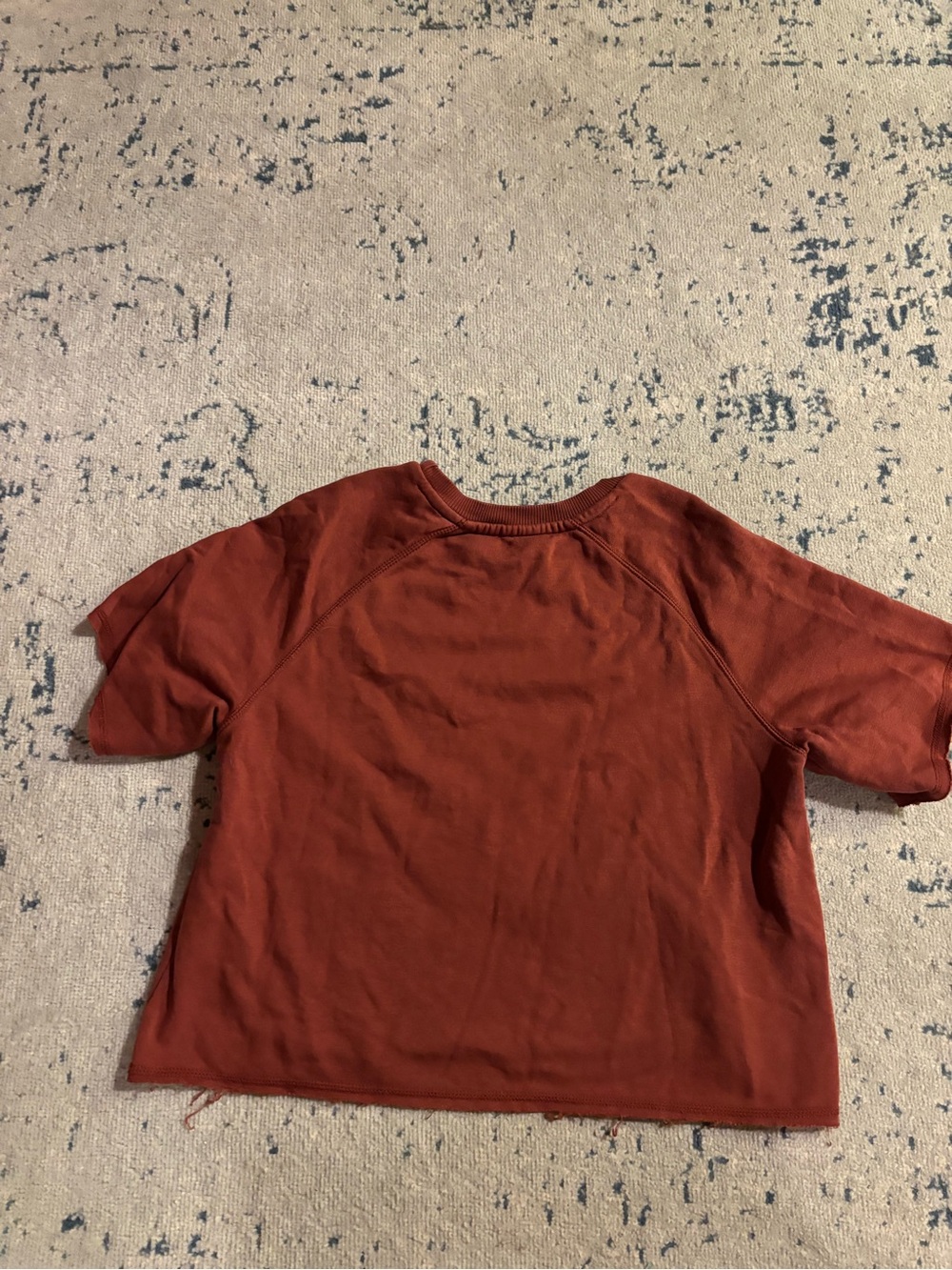 Roxy Rust Red Cropped Tee - Picture 3 of 4